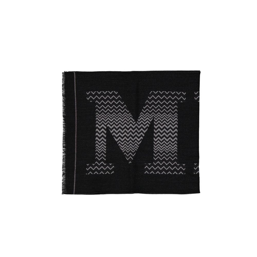 Missoni Black Virgin Wool Scarf | Regal Royce