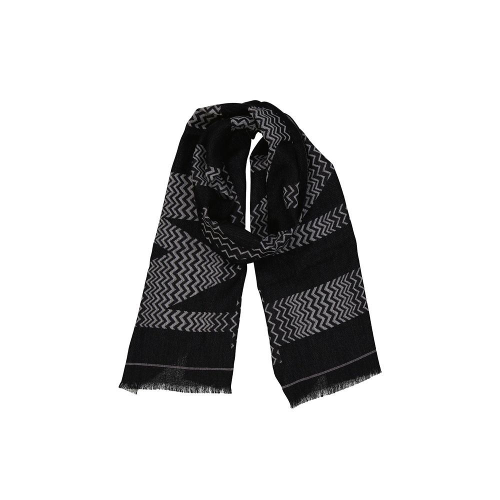 Missoni Black Virgin Wool Scarf | Regal Royce