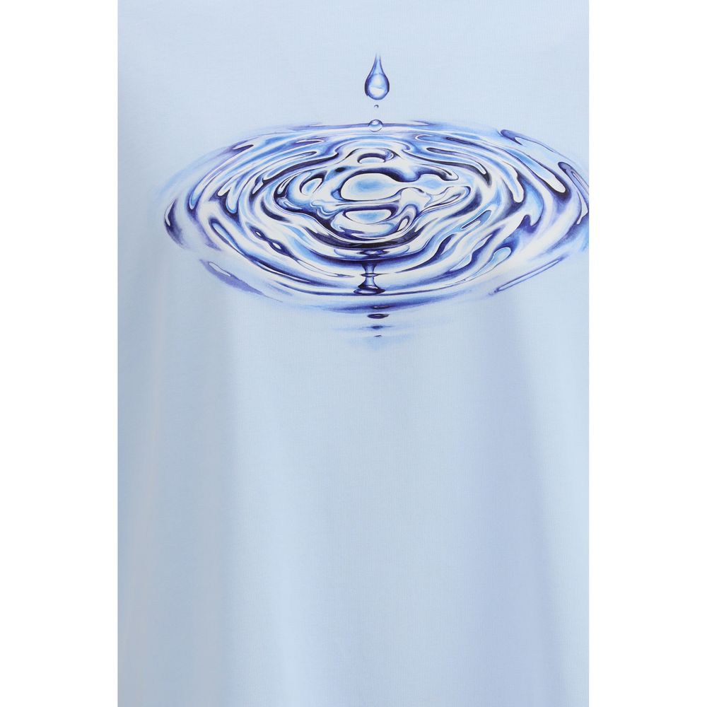 Casablanca Light Blue Cotton T-Shirt | Regal Royce