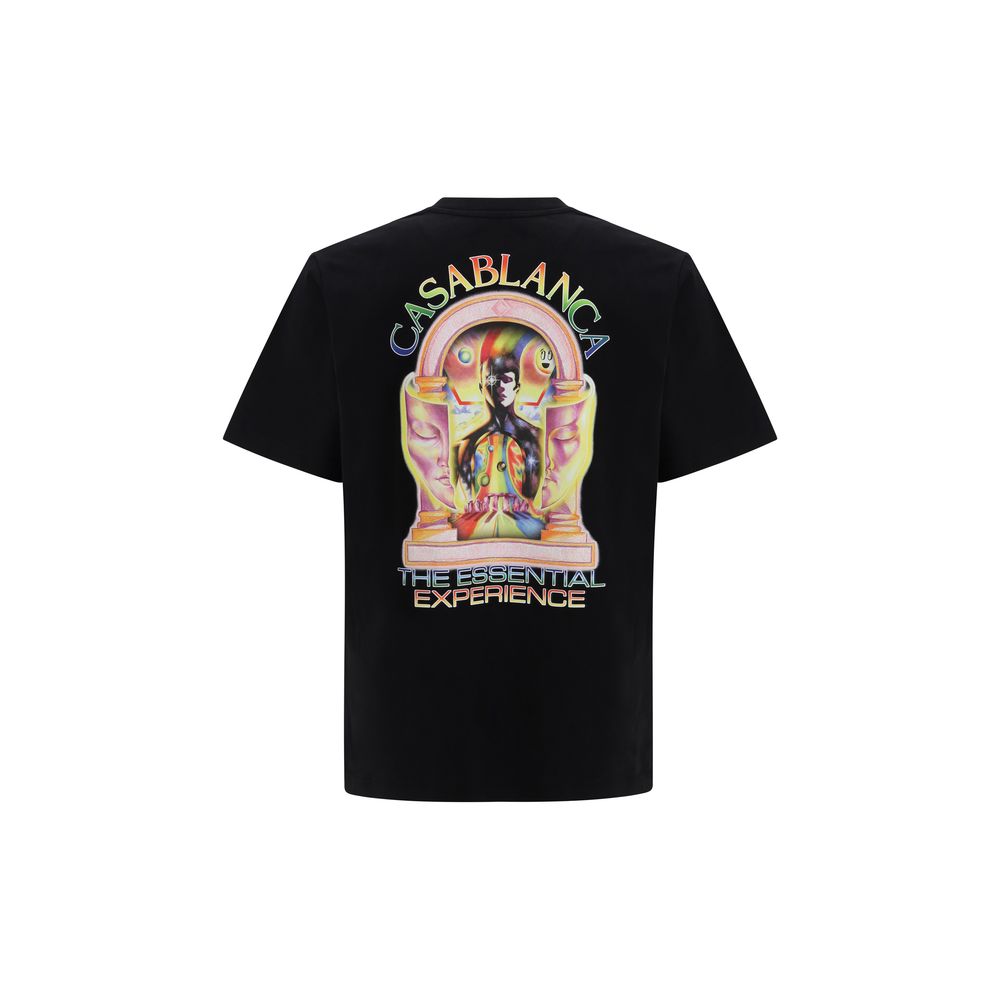 Casablanca Black Cotton T-Shirt | Regal Royce