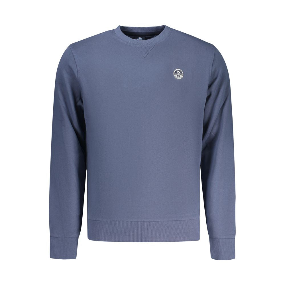 North Sails Blue Cotton Men Sweatshirt | Regal Royce
