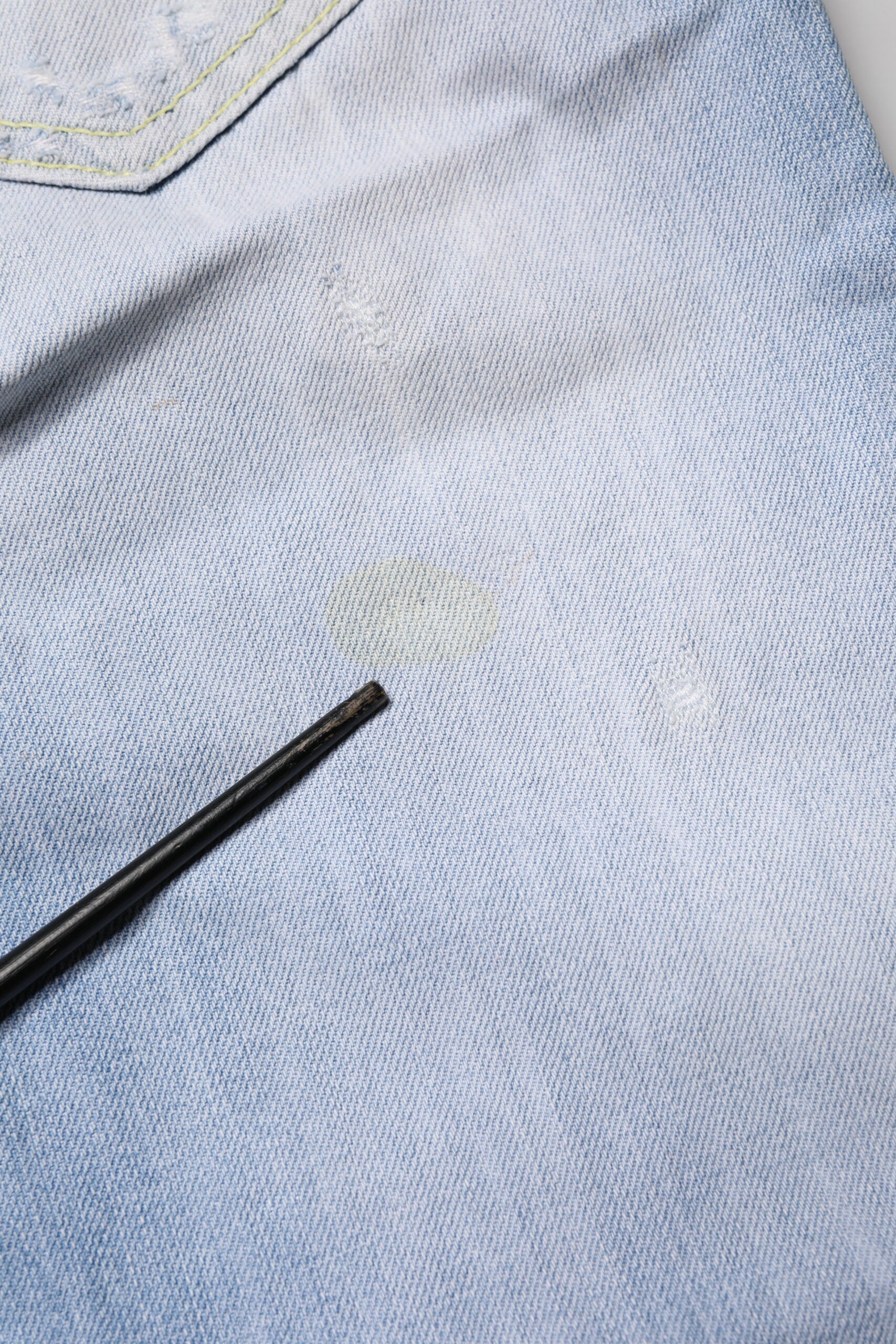 Dondup Light Blue Cotton Stretch Straight Denim Trouser Jeans | Regal Royce