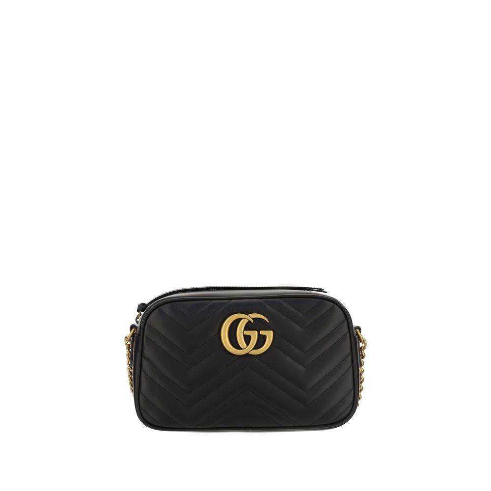 Gucci Black Calf Leather Bos Taurus Shoulder Bag | Regal Royce