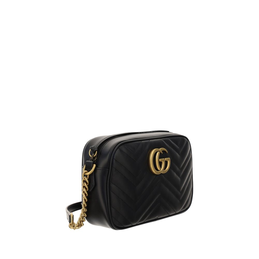 Gucci Black Calf Leather Bos Taurus Shoulder Bag | Regal Royce