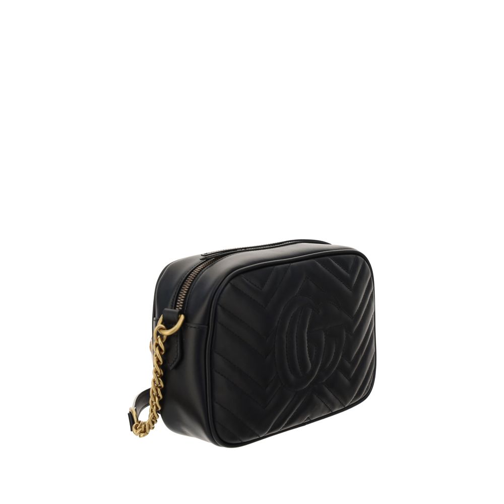Gucci Black Calf Leather Bos Taurus Shoulder Bag | Regal Royce