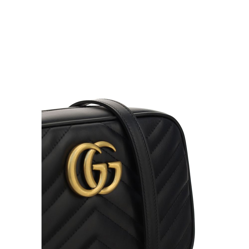 Gucci Black Calf Leather Bos Taurus Shoulder Bag | Regal Royce
