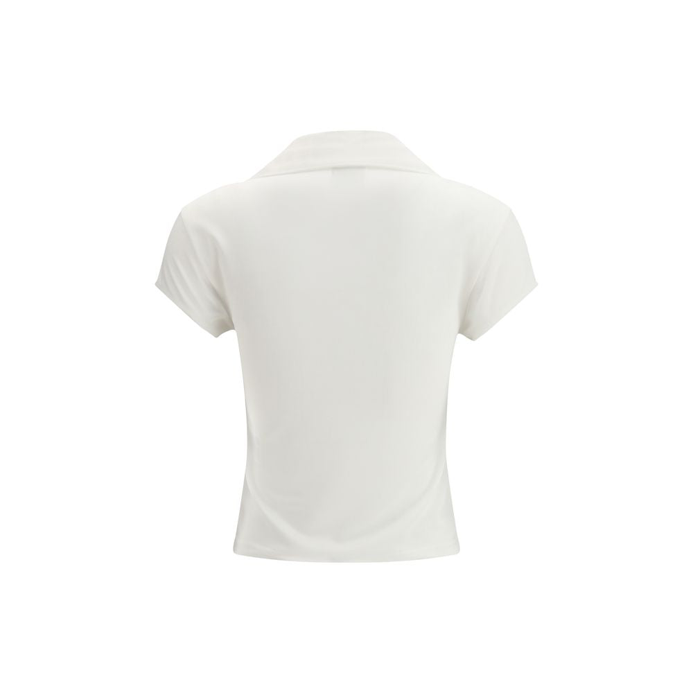 Courrèges White Cotton Polo Shirt | Regal Royce