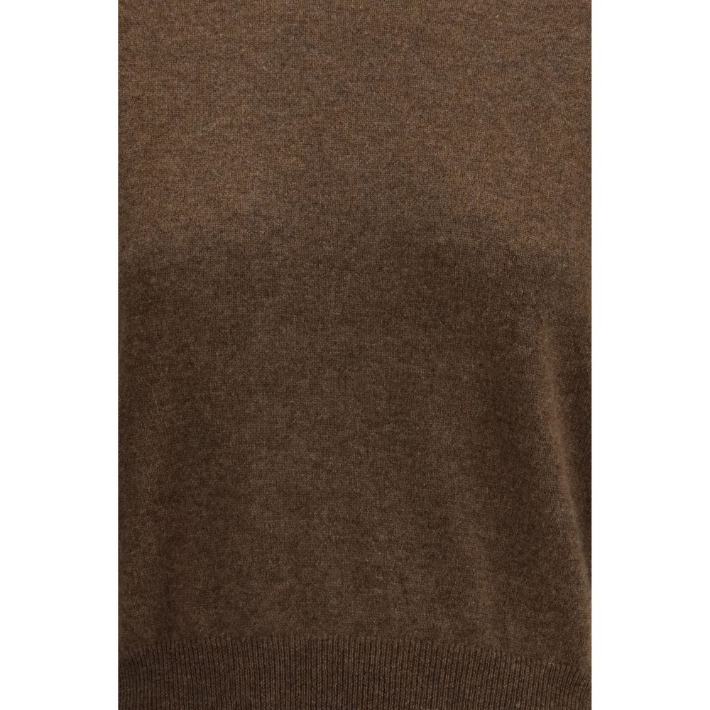 Lisa Yang Brown Fleece Wool T-Shirt | Regal Royce