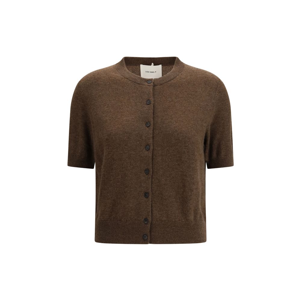 Lisa Yang Brown Cashmere Cardigan | Regal Royce