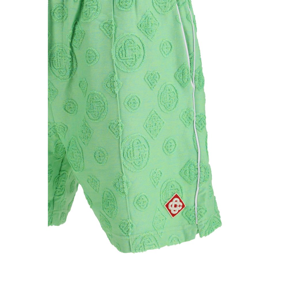 Casablanca Bicolor Cotton Bermuda Shorts | Regal Royce