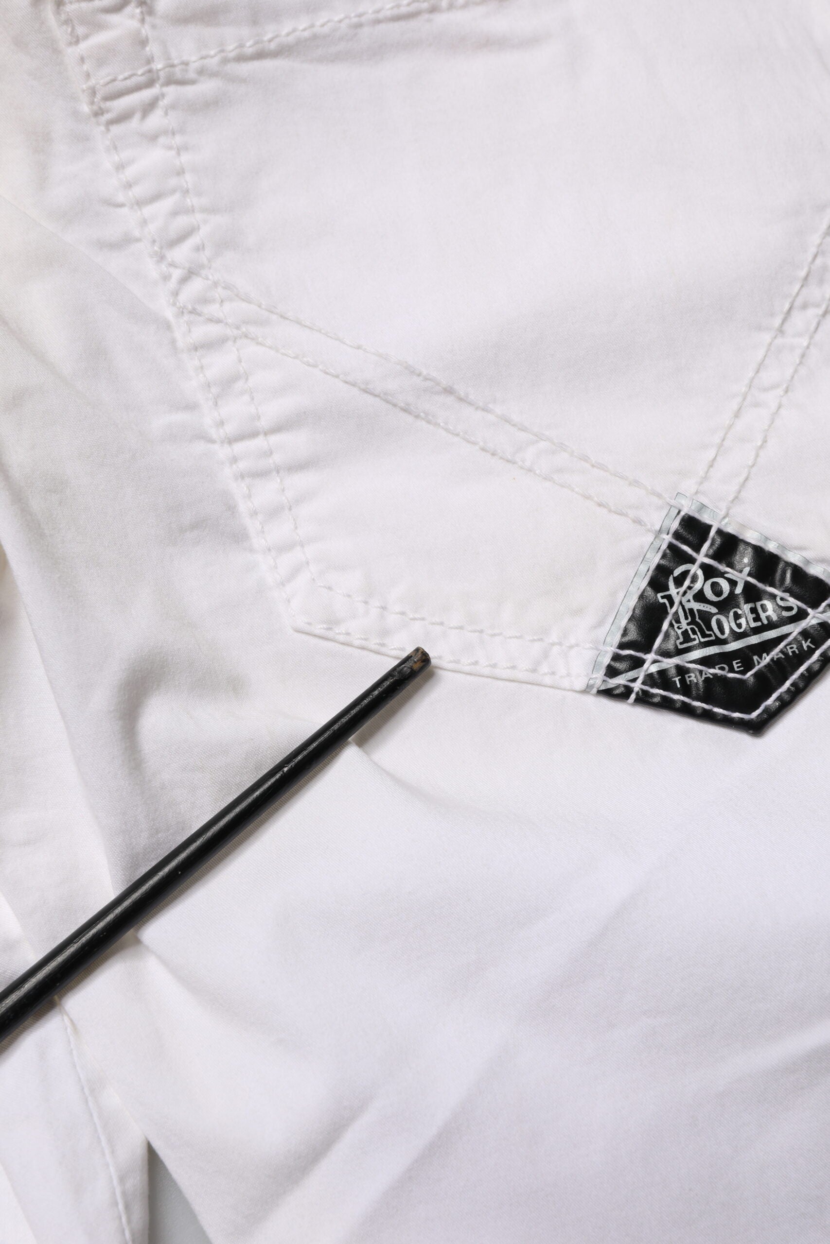 Roy Roger's White Low Waist Bootcut Flared Denim Trouser Jeans | Regal Royce