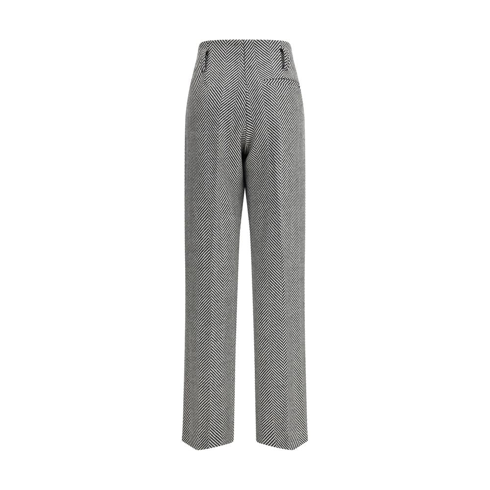 Forte_Forte Multicolor Fleece Wool Casual Pants | Regal Royce