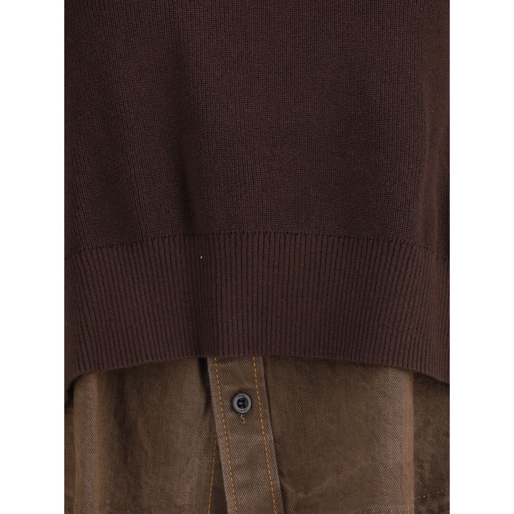 Sacai Blue Cotton Sweatshirt | Regal Royce