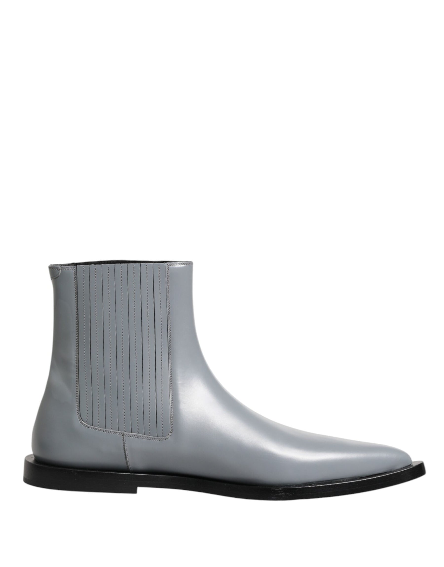 Dolce & Gabbana Light Gray Chelsea Short Ankle Boots Shoes | Regal Royce