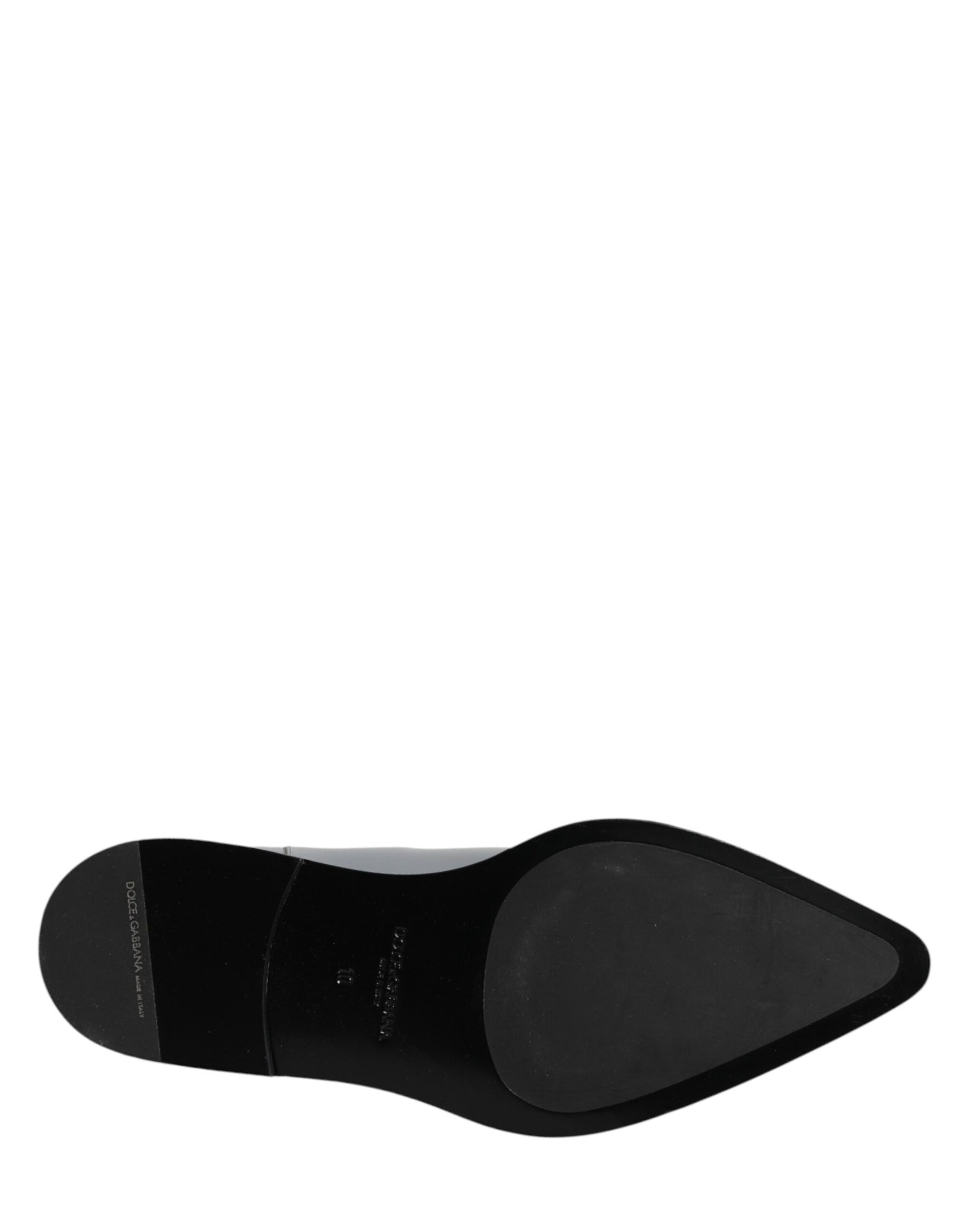 Dolce & Gabbana Light Gray Chelsea Short Ankle Boots Shoes | Regal Royce