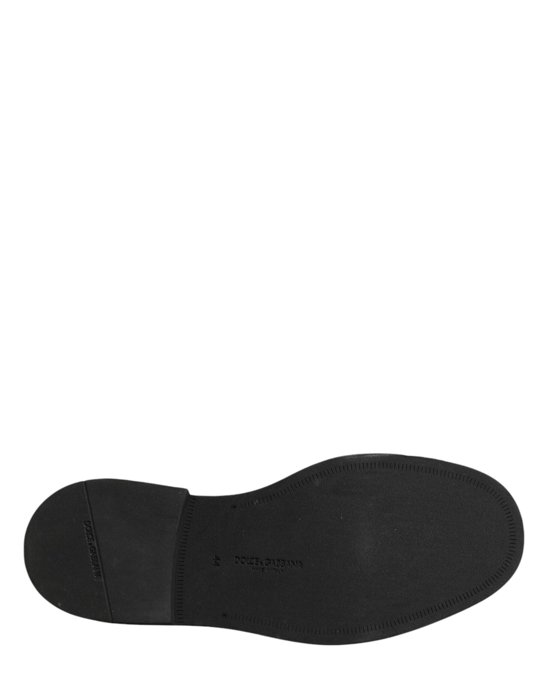 Dolce & Gabbana Brown Lace Up Leather Brogue Derby Men Shoes | Regal Royce