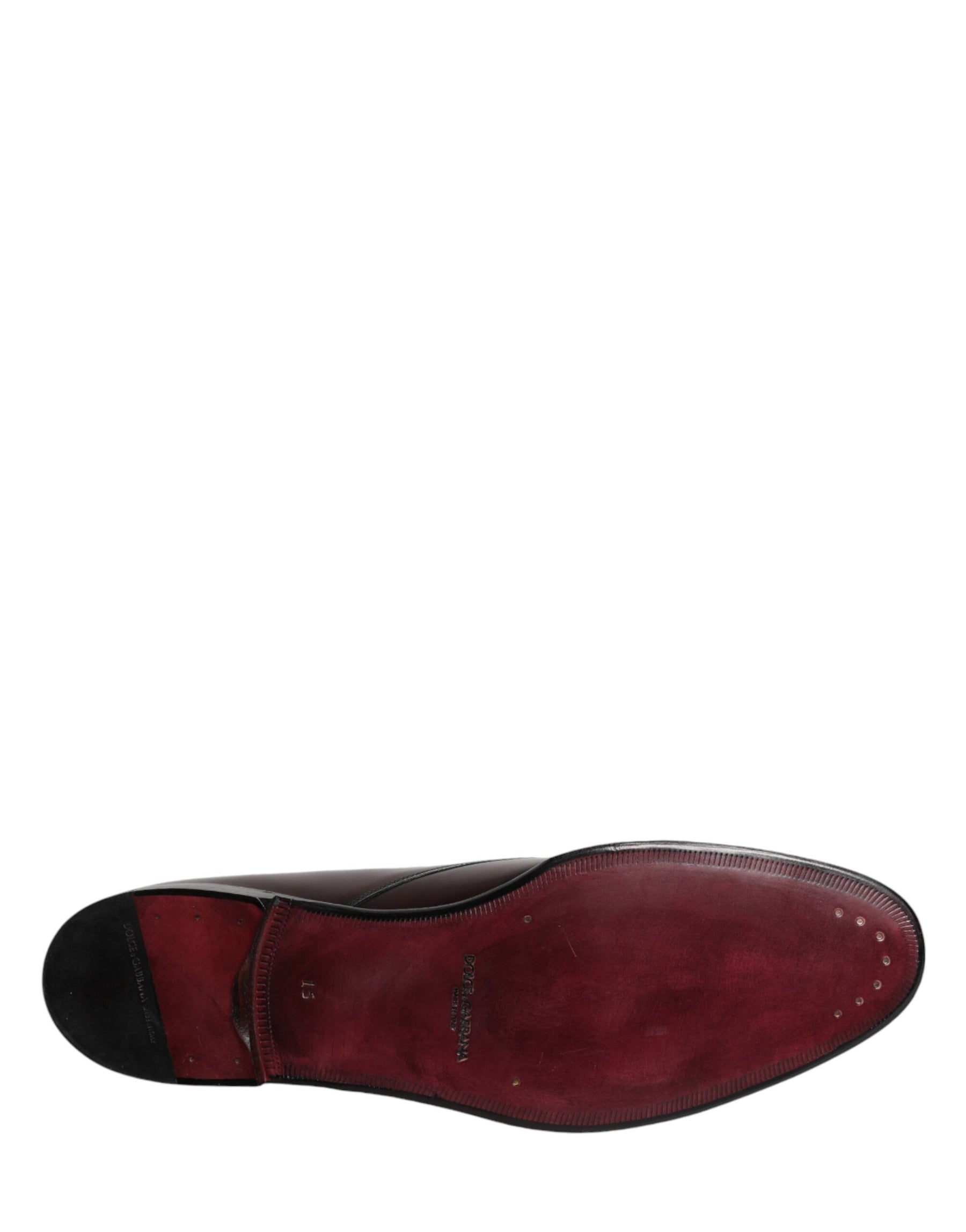 Dolce & Gabbana Black Lace Up Leather Dress Derby Men Shoes | Regal Royce