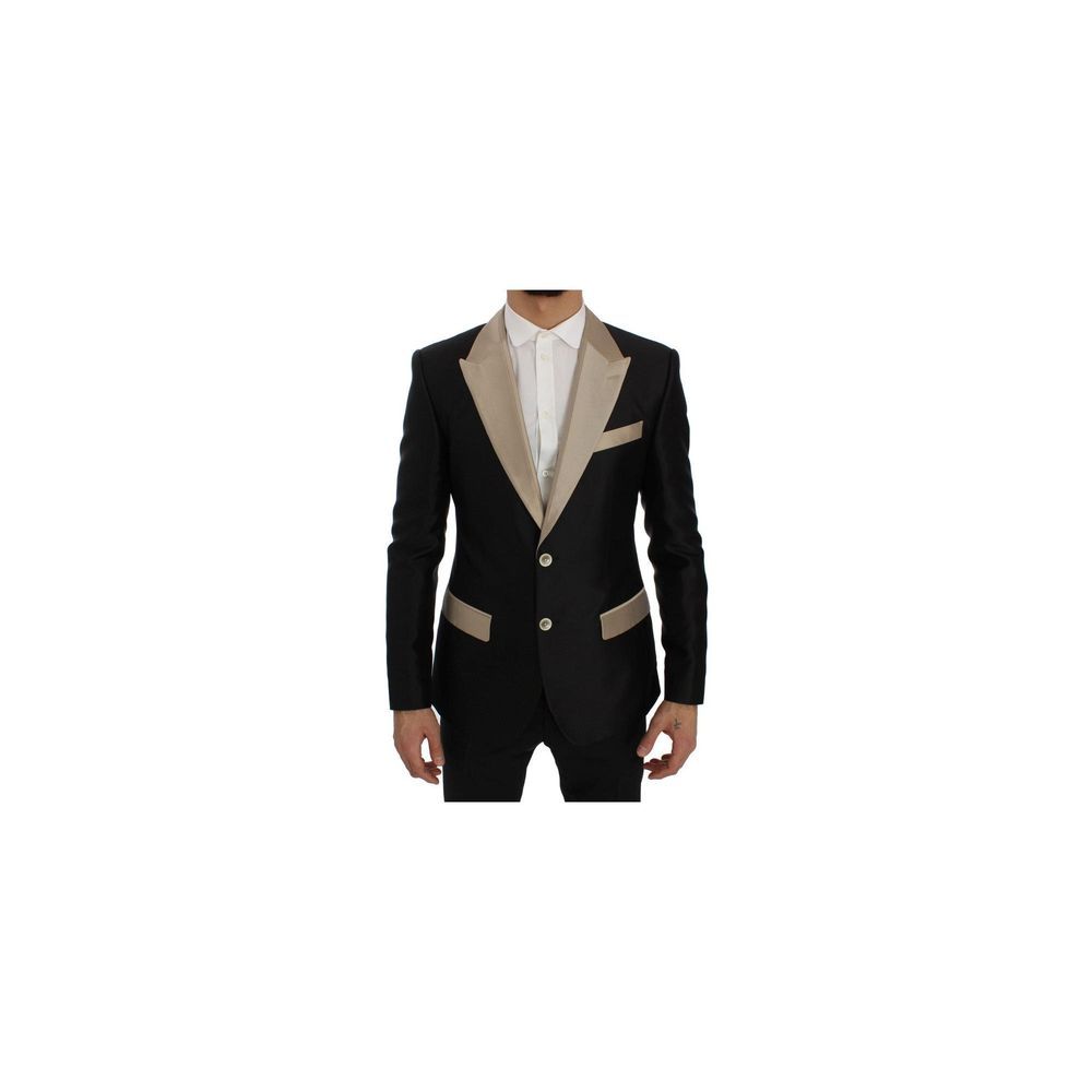 Dolce & Gabbana Black Silk Blazer | Regal Royce