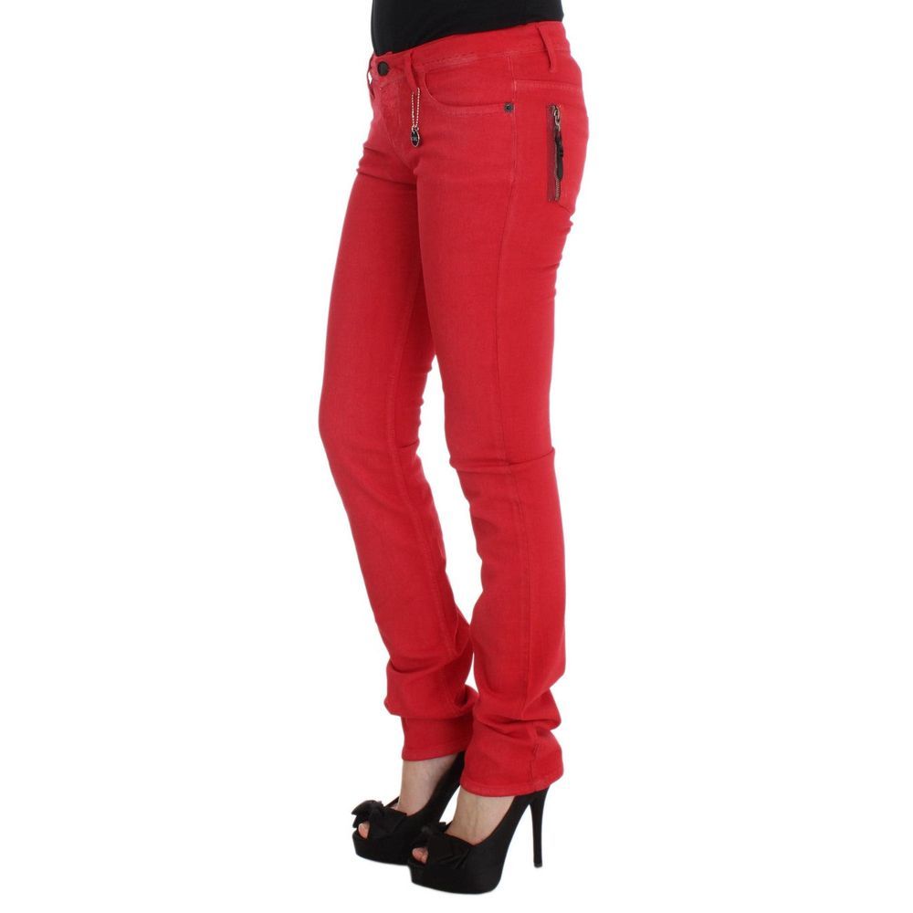 Costume National Multicolor Cotton Skinny Jeans | Regal Royce