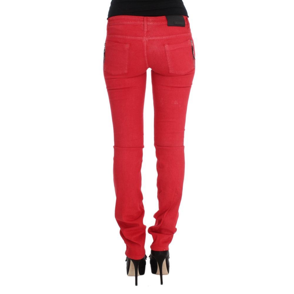 Costume National Multicolor Cotton Skinny Jeans | Regal Royce