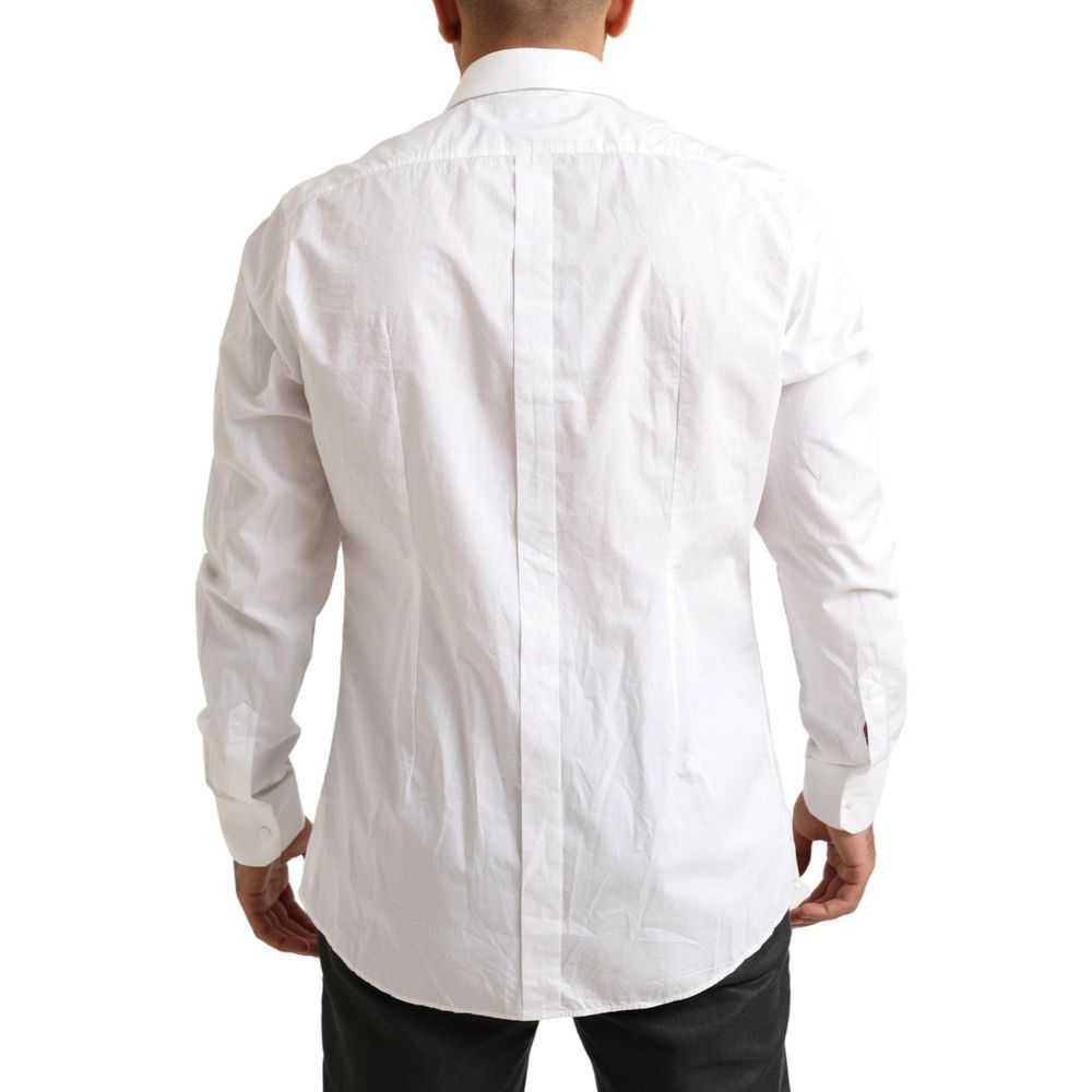 Dolce & Gabbana White Cotton Dress Shirt | Regal Royce