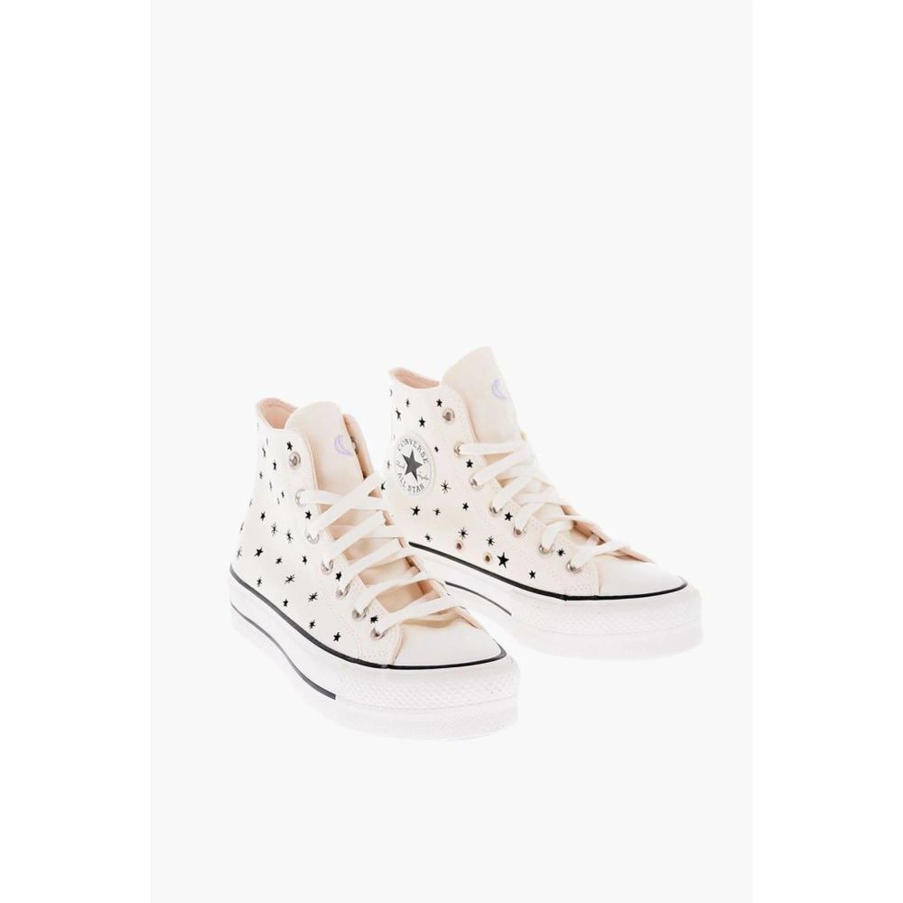 Converse Black And White Canvas High Top Sneakers | Regal Royce