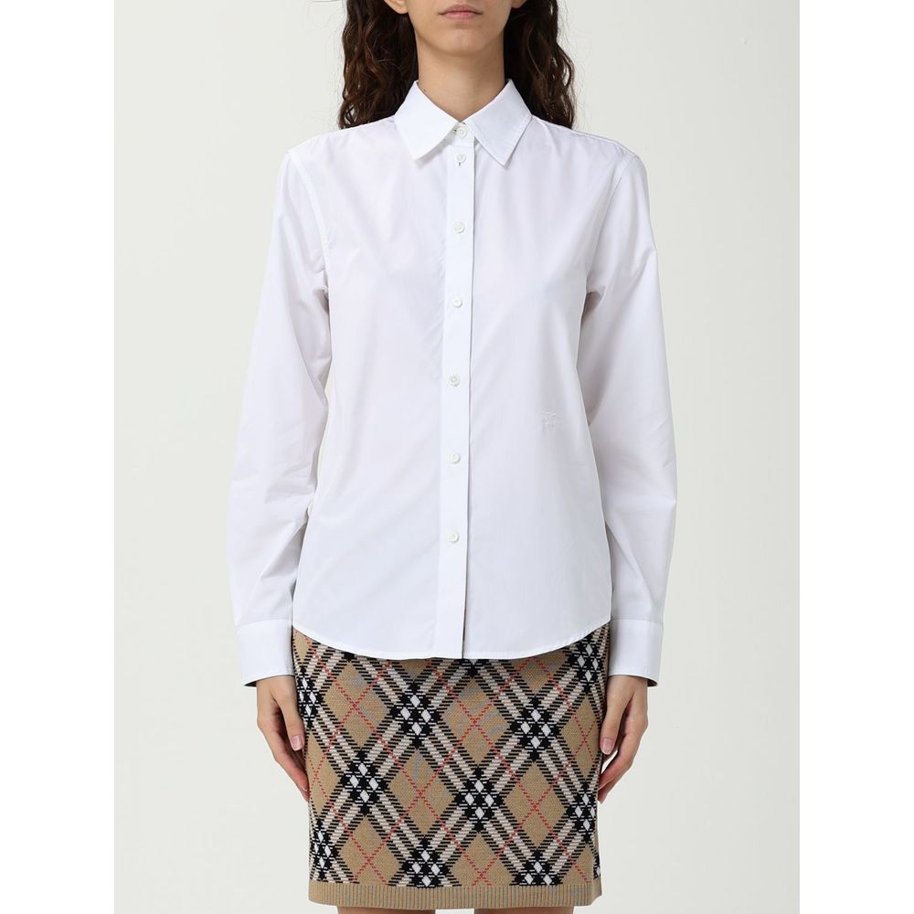 Burberry White Cotton Dress Shirt | Regal Royce