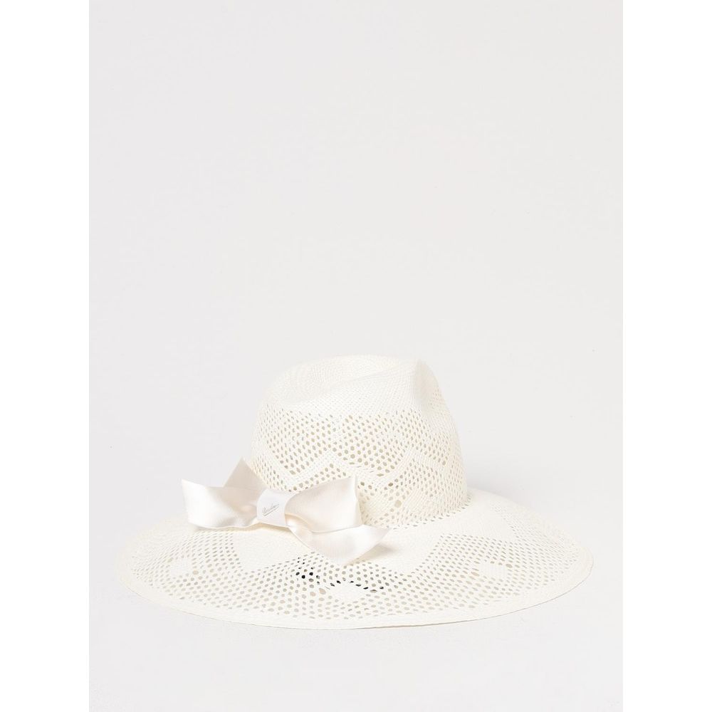 Borsalino White Paper Straw Sunhat | Regal Royce