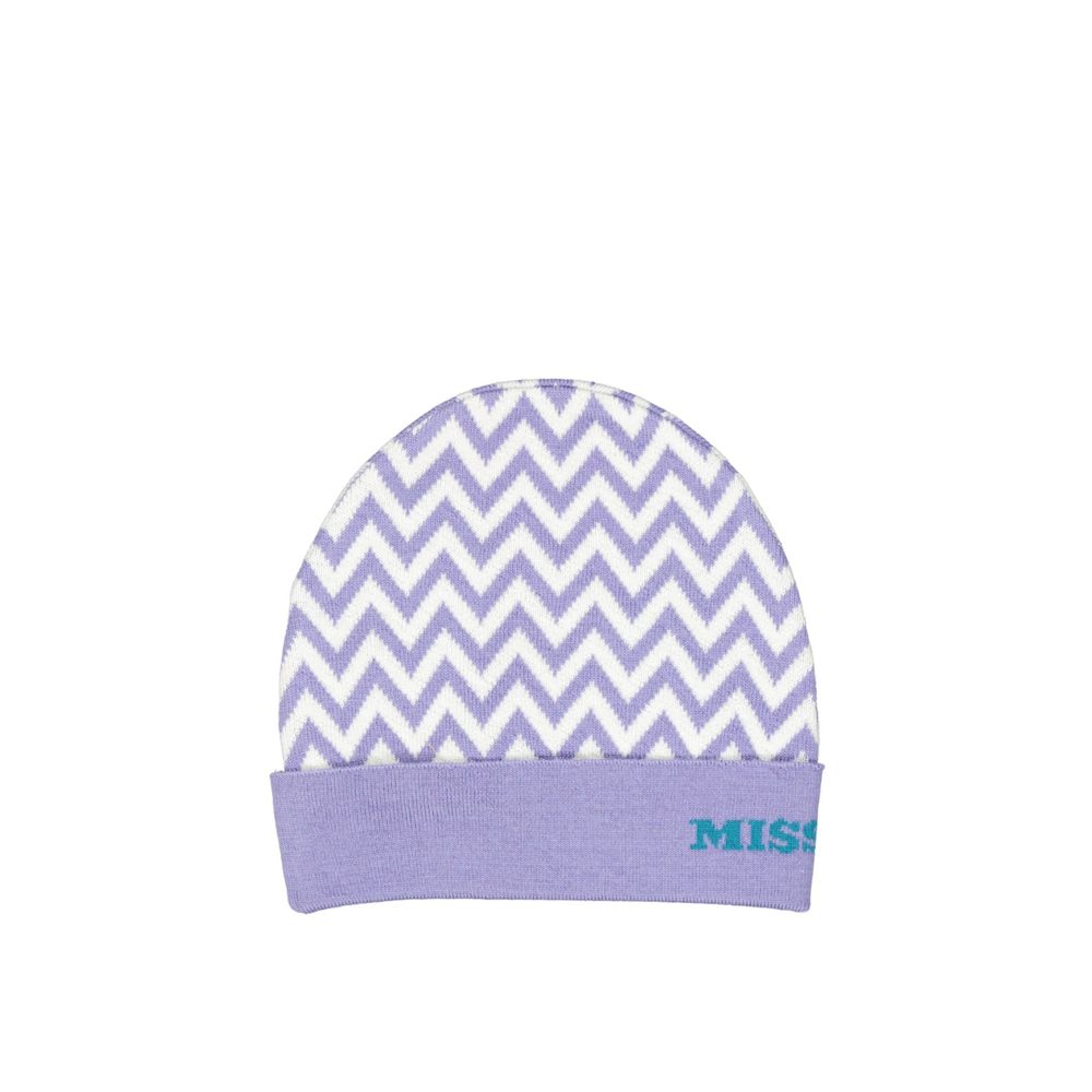 Missoni Purple Wool Beanie | Regal Royce