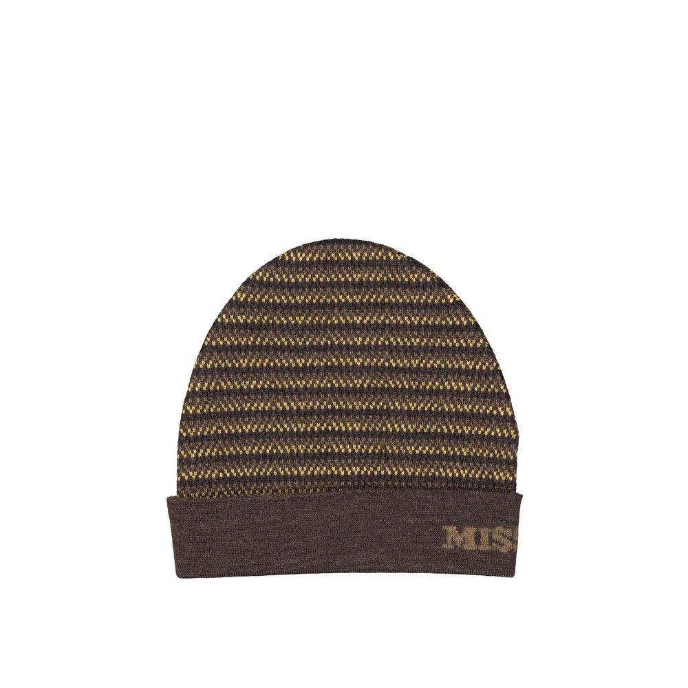 Missoni Brown Wool Beanie | Regal Royce