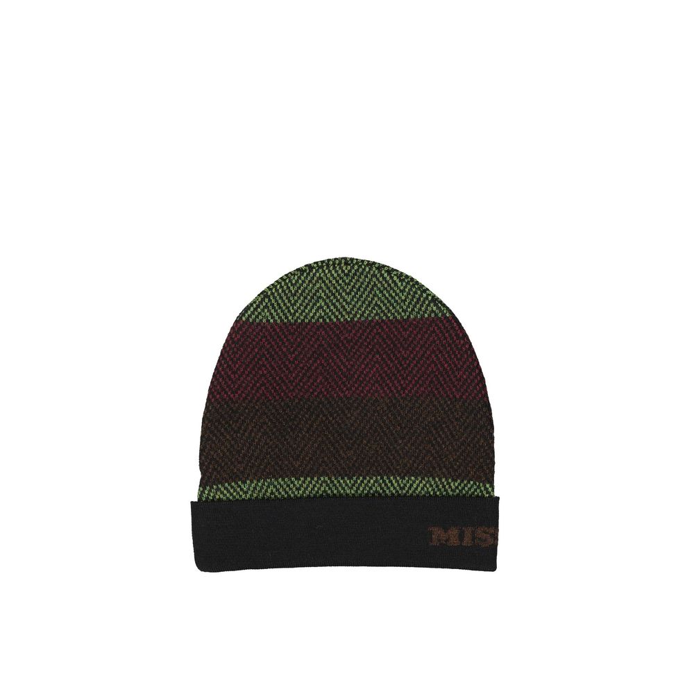 Missoni Black Wool Beanie | Regal Royce