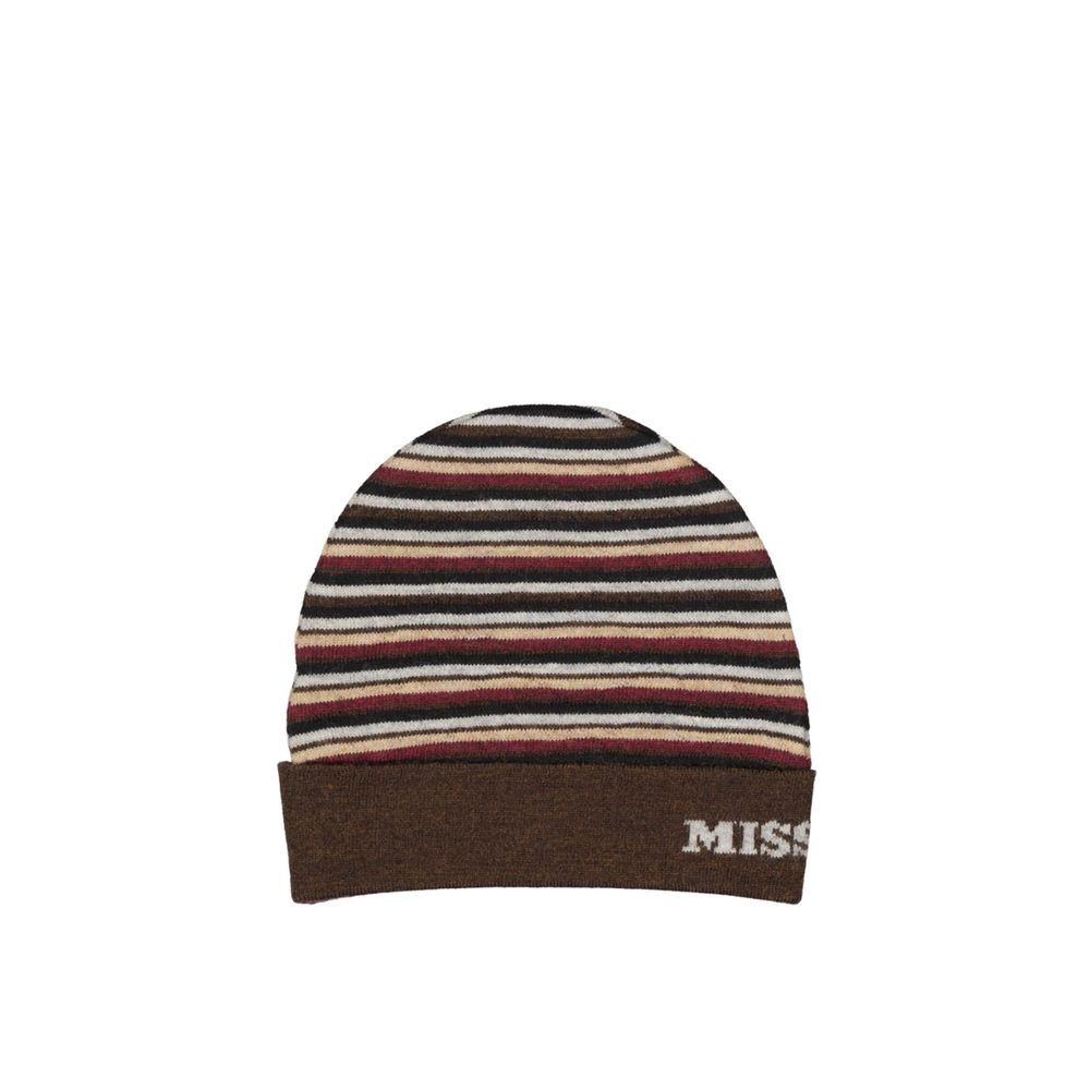 Missoni Brown Wool Beanie | Regal Royce