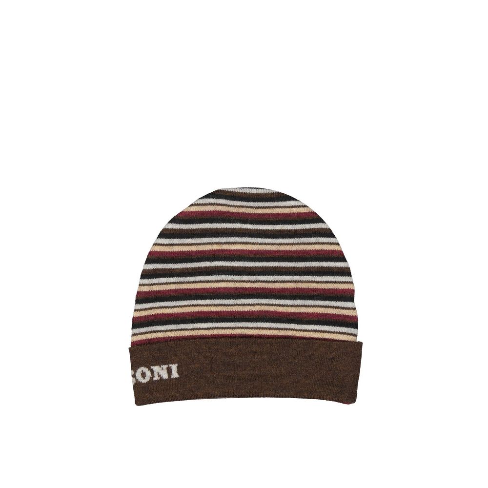 Missoni Brown Wool Beanie | Regal Royce