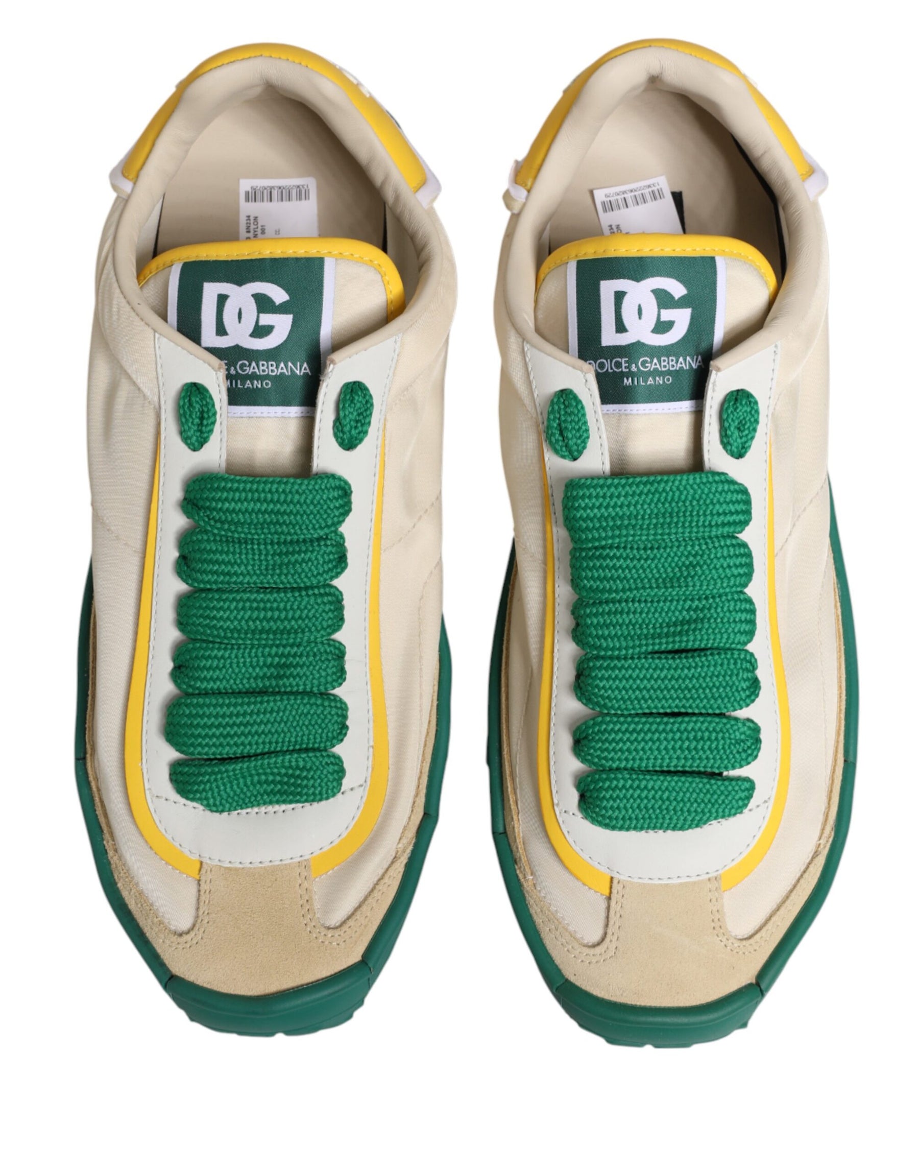 Dolce & Gabbana Multicolor Old Runner Lace Up Sneakers Shoes | Regal Royce