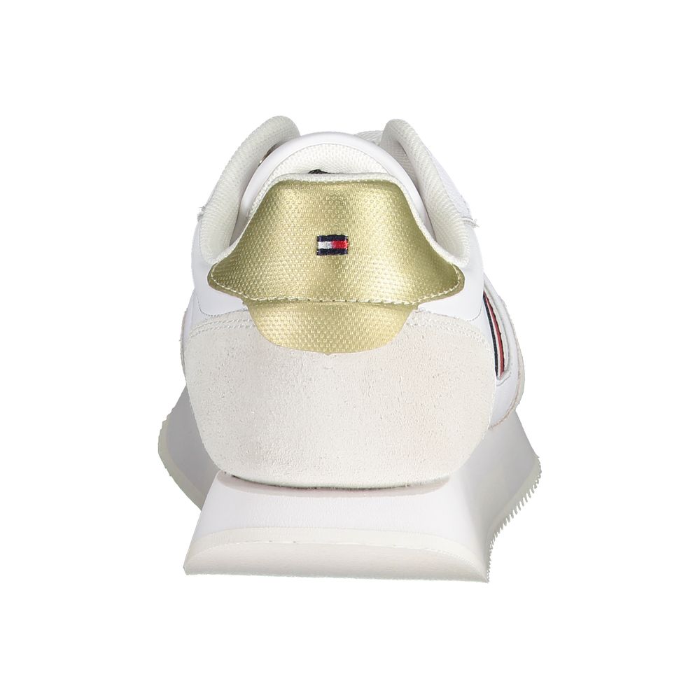 Tommy Hilfiger White Leather Women Sneaker | Regal Royce