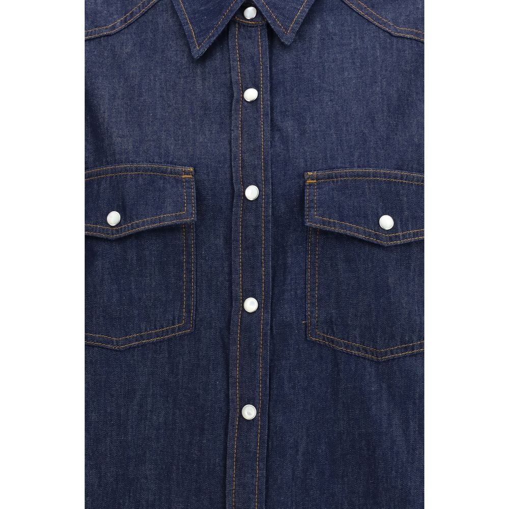 Khaite Blue Denim Shirt | Regal Royce