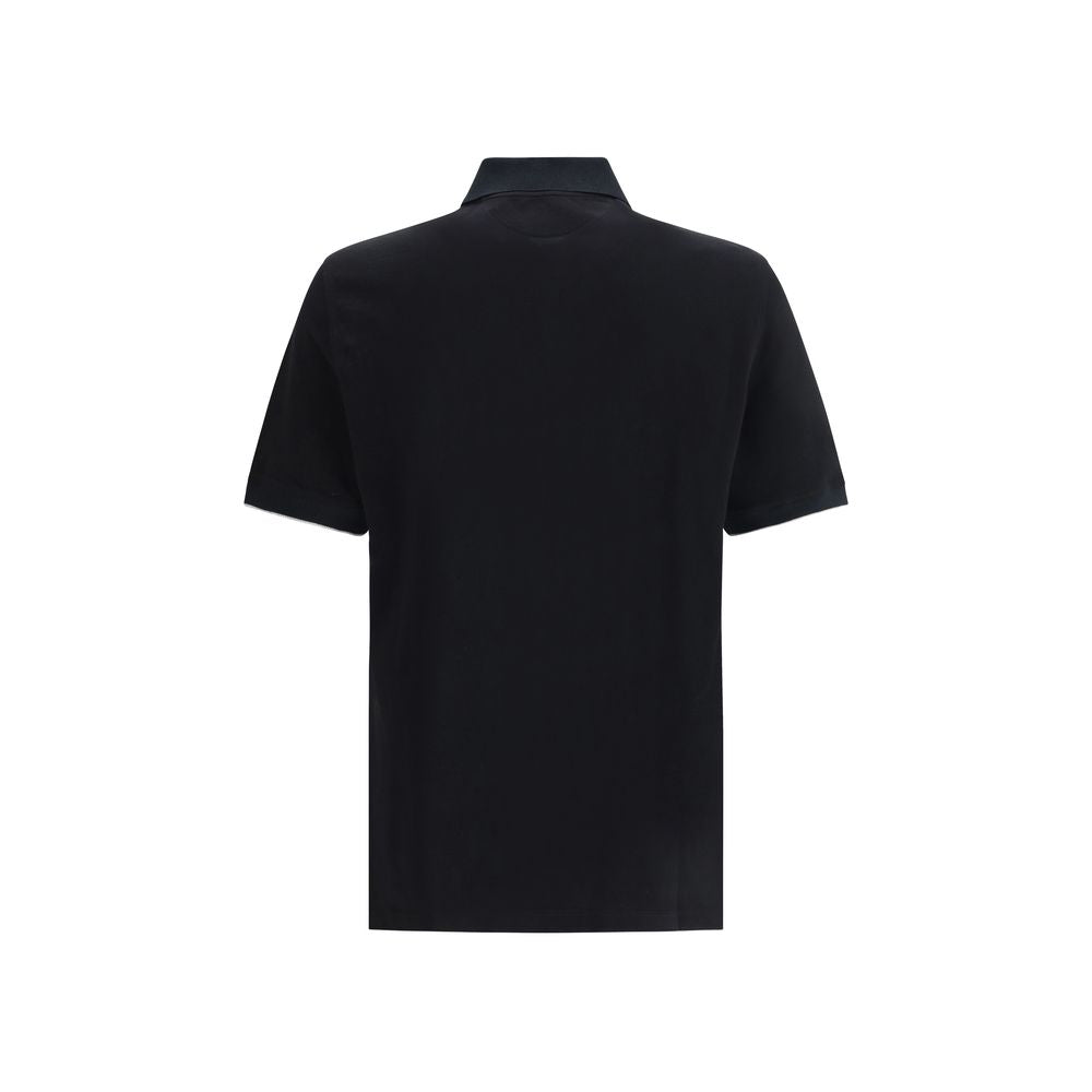 Brunello Cucinelli Black Cotton Dress Shirt | Regal Royce