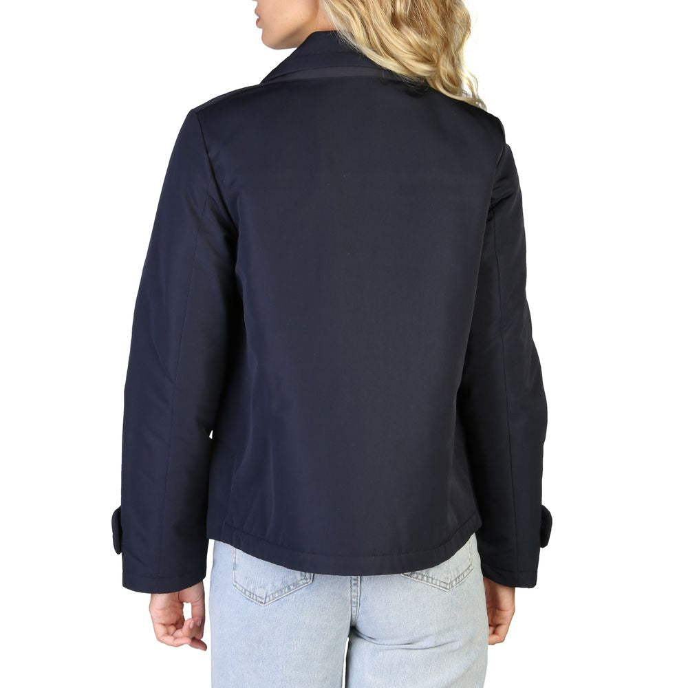 Geox Blue Polyester Bomber | Regal Royce