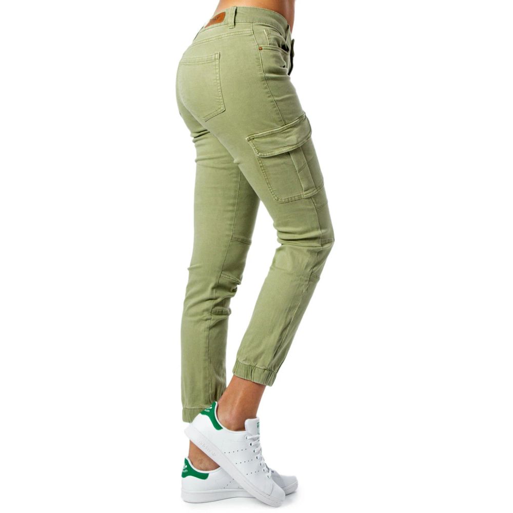 Only Bicolor Cotton Cargo Pants | Regal Royce