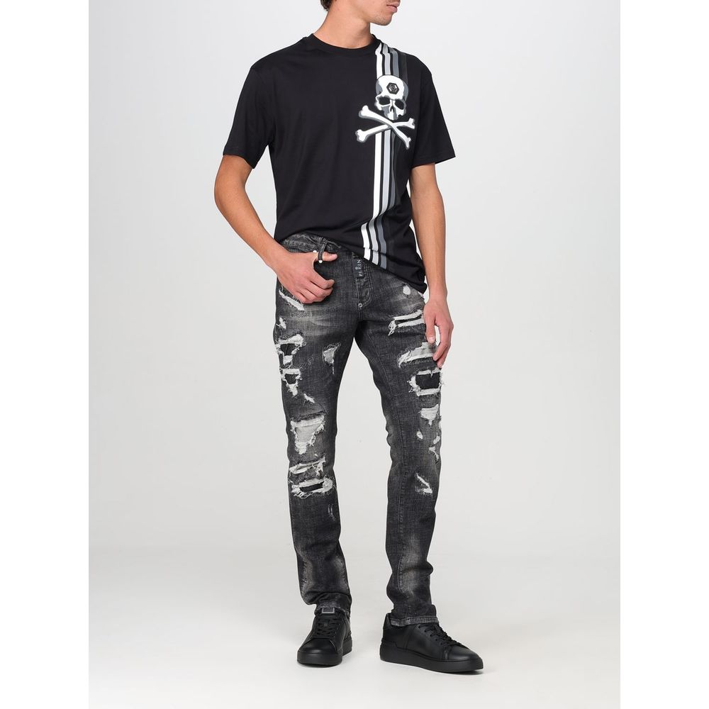 Philipp Plein Gray Denim Slim Fit Jeans | Regal Royce