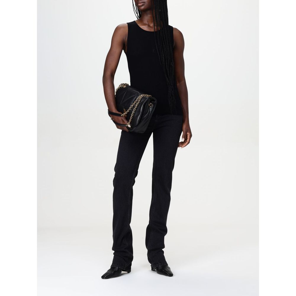 Saint Laurent Black Cotton Straight-Leg Jeans | Regal Royce