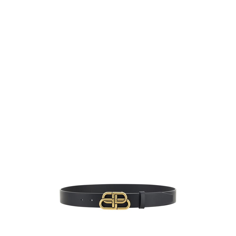 Balenciaga Black Calf Leather Bos Taurus Regular Belt | Regal Royce