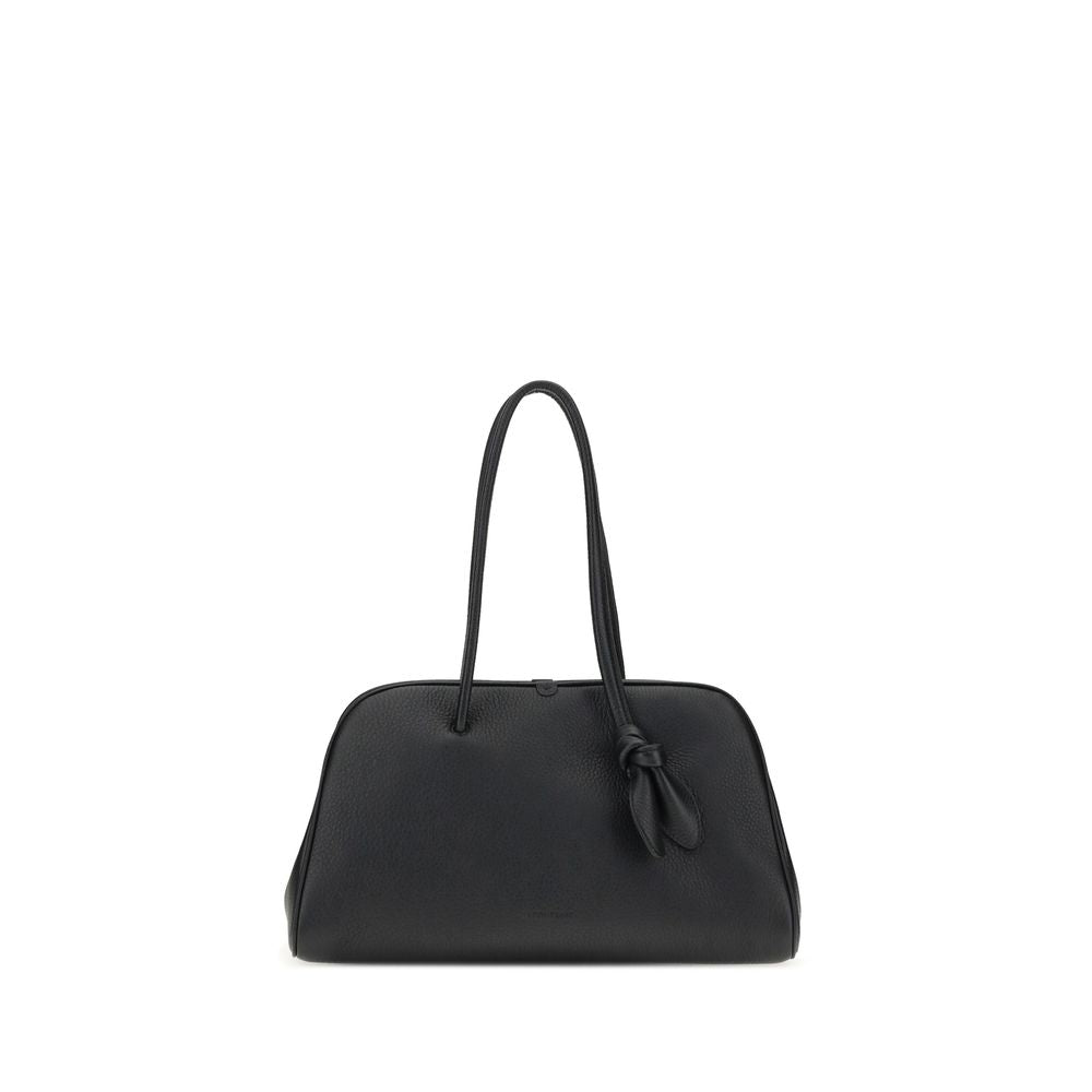 Jacquemus Black Calf Leather Bos Taurus Shoulder Bag | Regal Royce