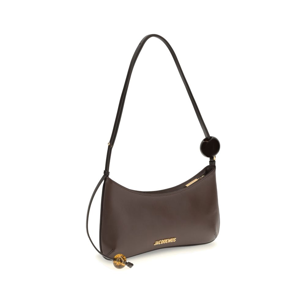 Jacquemus Brown Calf Leather Bos Taurus Shoulder Bag | Regal Royce