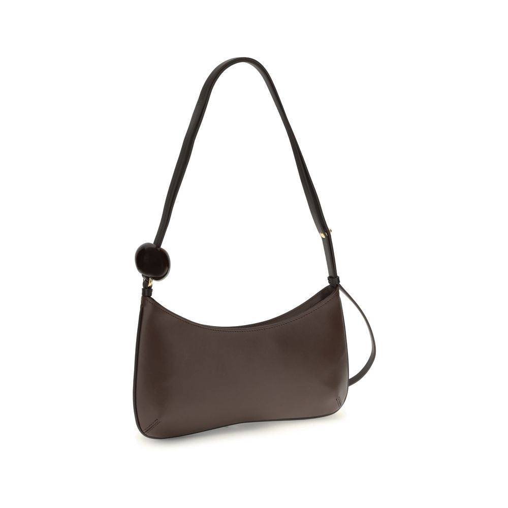 Jacquemus Brown Calf Leather Bos Taurus Shoulder Bag | Regal Royce