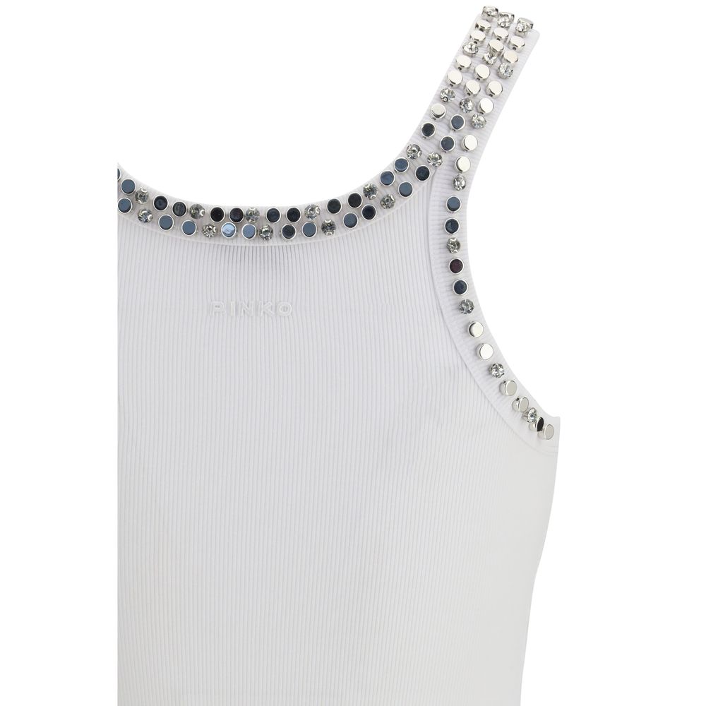 PINKO White Cotton Top | Regal Royce