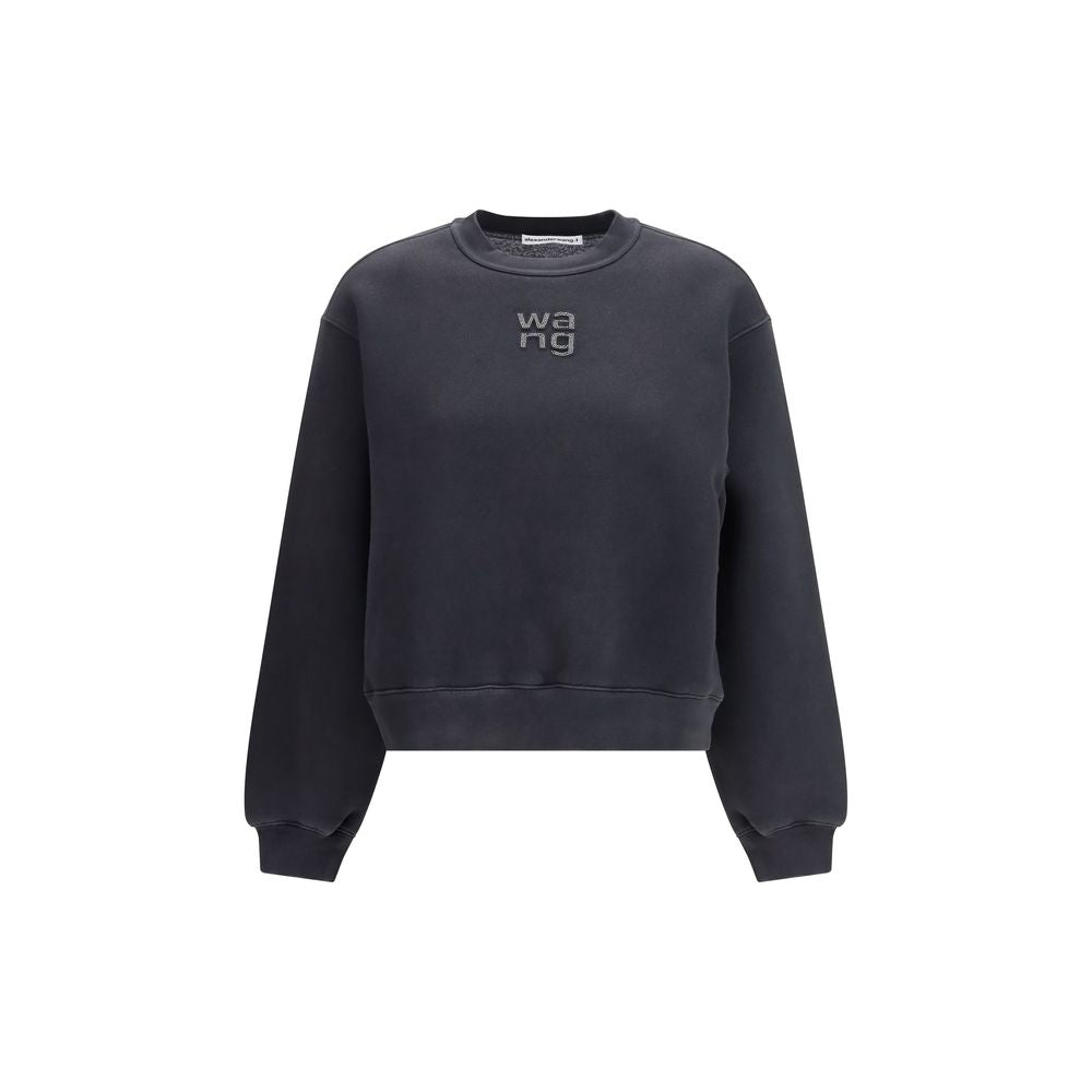 Alexander Wang Black Cotton Sweatshirt | Regal Royce