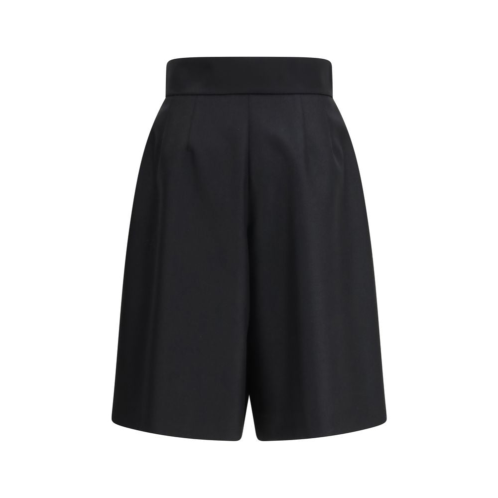 Valentino Black Wool Bermuda Shorts | Regal Royce
