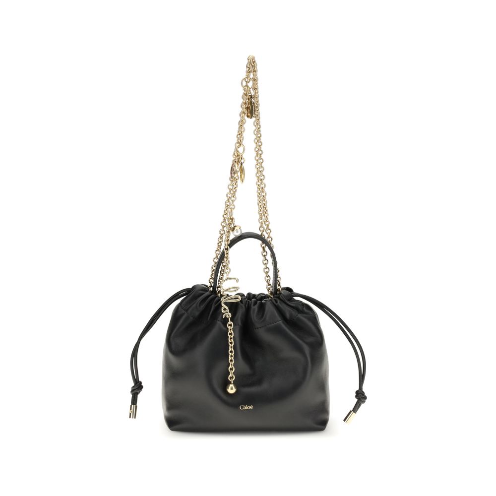 Chloé Black Calf Leather Bos Taurus Shoulder Bag | Regal Royce