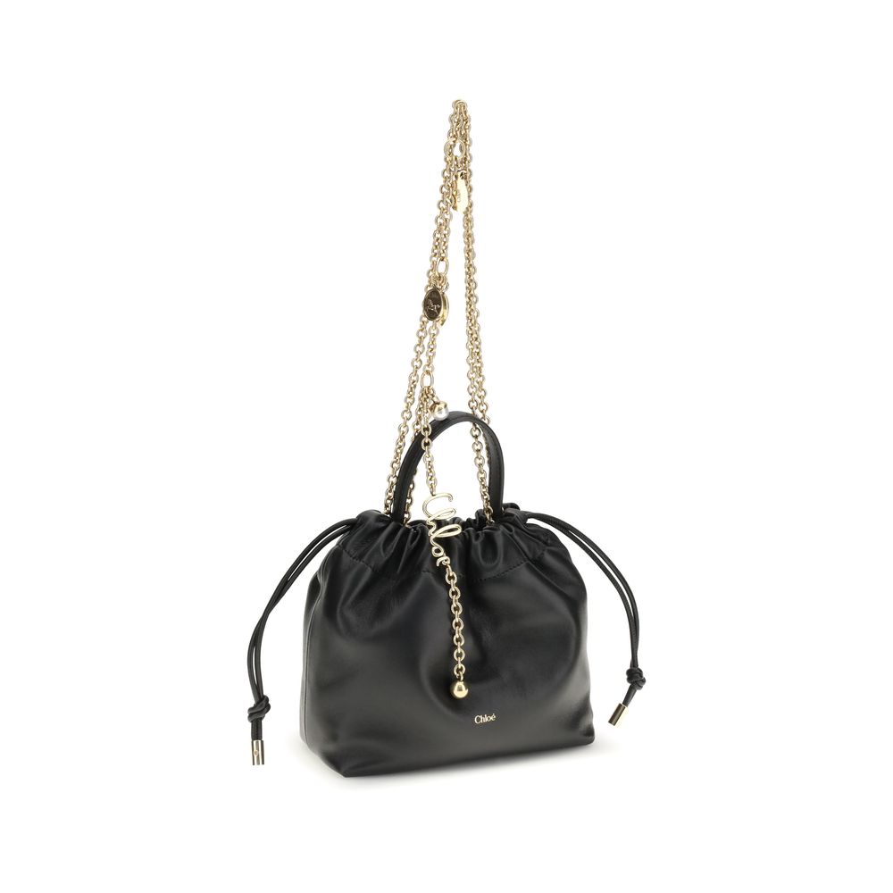 Chloé Black Calf Leather Bos Taurus Shoulder Bag | Regal Royce